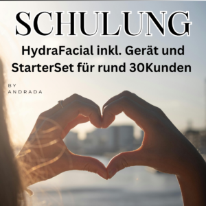 HydraFacial Schulung inklusive HydraFacial Gerät und Starterset für mindestens 30 Kunden